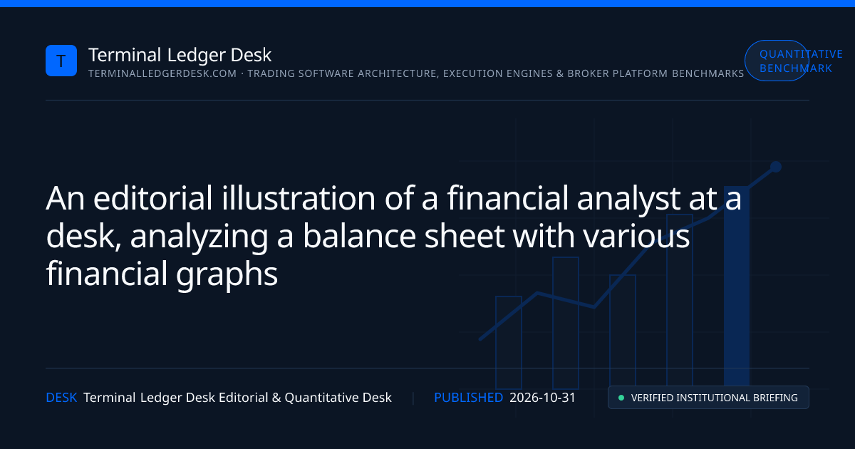 A conceptual illustration depicting a financial analyst examining a balance sheet with graphs and charts in the background, symbolizing market skepticism towards financial calculations.